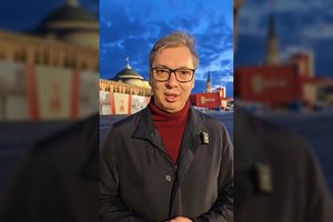 Raudonojoje aikštėje – A. Vučičiaus akibrokštas Europai: mane išrinko ne Ryga, Talinas ar Vilnius