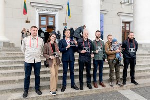 Vilniaus rotušėje – pagarbos ženklai Lietuvos spaudos fotografams