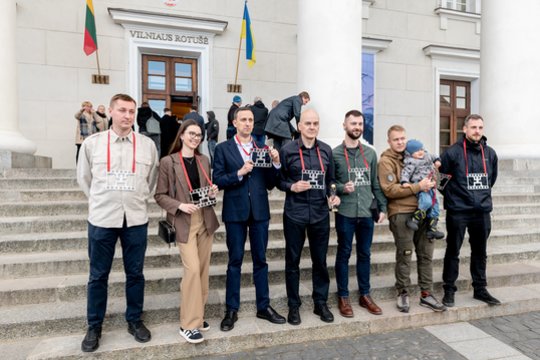 Vilniaus rotušėje – pagarbos ženklai Lietuvos spaudos fotografams