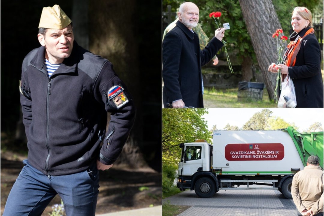 Antakalnio kapinės.<br> Lrytas koliažas.