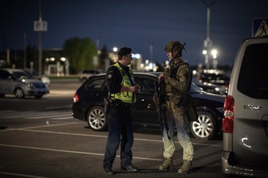 Karo komendantūros valdyba pirmą kartą vykdo pratybas Klaipėdos mieste