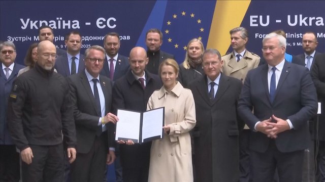ES įsipareigojo Ukrainai skirti milijardą eurų: bus naudojamos iš įšaldyto Rusijos turto gautos lėšos