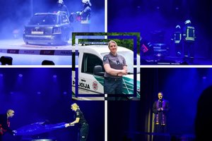 Pareigūnių iniciatyva sujaudino šimtus: ant scenos pakvietė ugniagesį, kunigą ir mamą