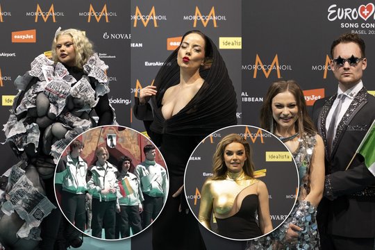 „Eurovizija“ prasidėjo! Ant turkio spalvos kilimo – blizgučiai, pompastika ir iš visų išsiskyrę „Katarsis“