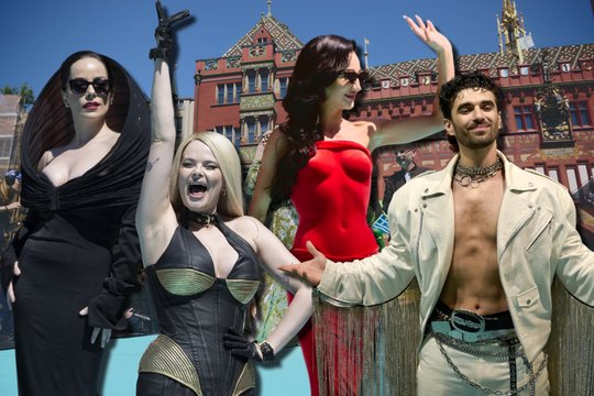 Bazelyje buvo karšta: „Eurovizijos“ atidaryme šalių atstovai demonstravo dailias kūno linijas
