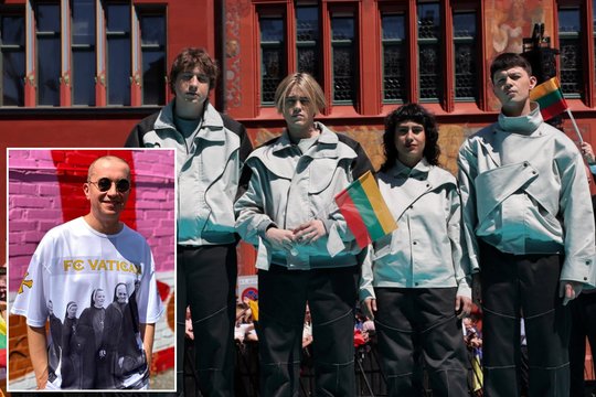 A. Pogrebnojus tiesiog į miltus sumalė „Katarsio“ įvaizdį „Eurovizijos“ atidaryme: rėžė be užuolankų