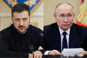 „The Guardian“: V. Zelenskis perėmė iniciatyvą iš V. Putino