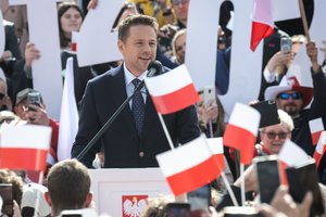 Apklausa: prieš Lenkijos prezidento rinkimus toliau pirmauja Varšuvos meras