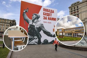Mokytojo įrašai feisbuke sukėlė skandalą: pozavo prie sovietinių simbolių, sulauks kvietimo pasikalbėti