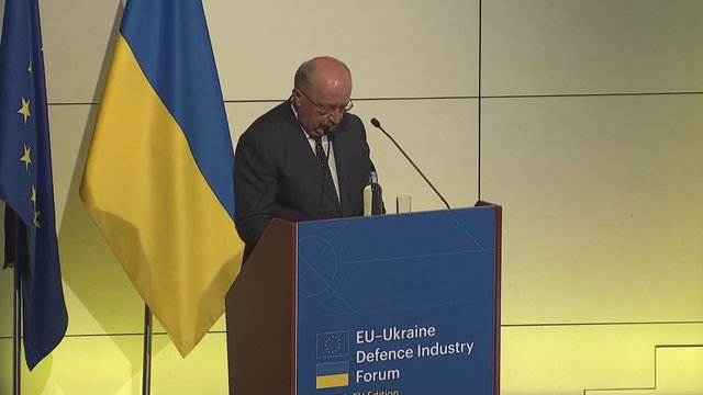 A. Kubiliaus pasisakymas Briuselyje: pabrėžė Ukrainos integracijos svarbą ir priemones V. Putino sustabdymui 