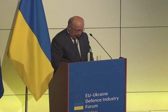  A. Kubiliaus pasisakymas Briuselyje: pabrėžė Ukrainos integracijos svarbą ir priemones V. Putino sustabdymui 