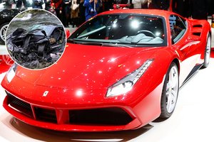 Pragariškas pasivažinėjimas supermašina – žuvo prabangaus „Ferrari“ nesuvaldžiusi pora