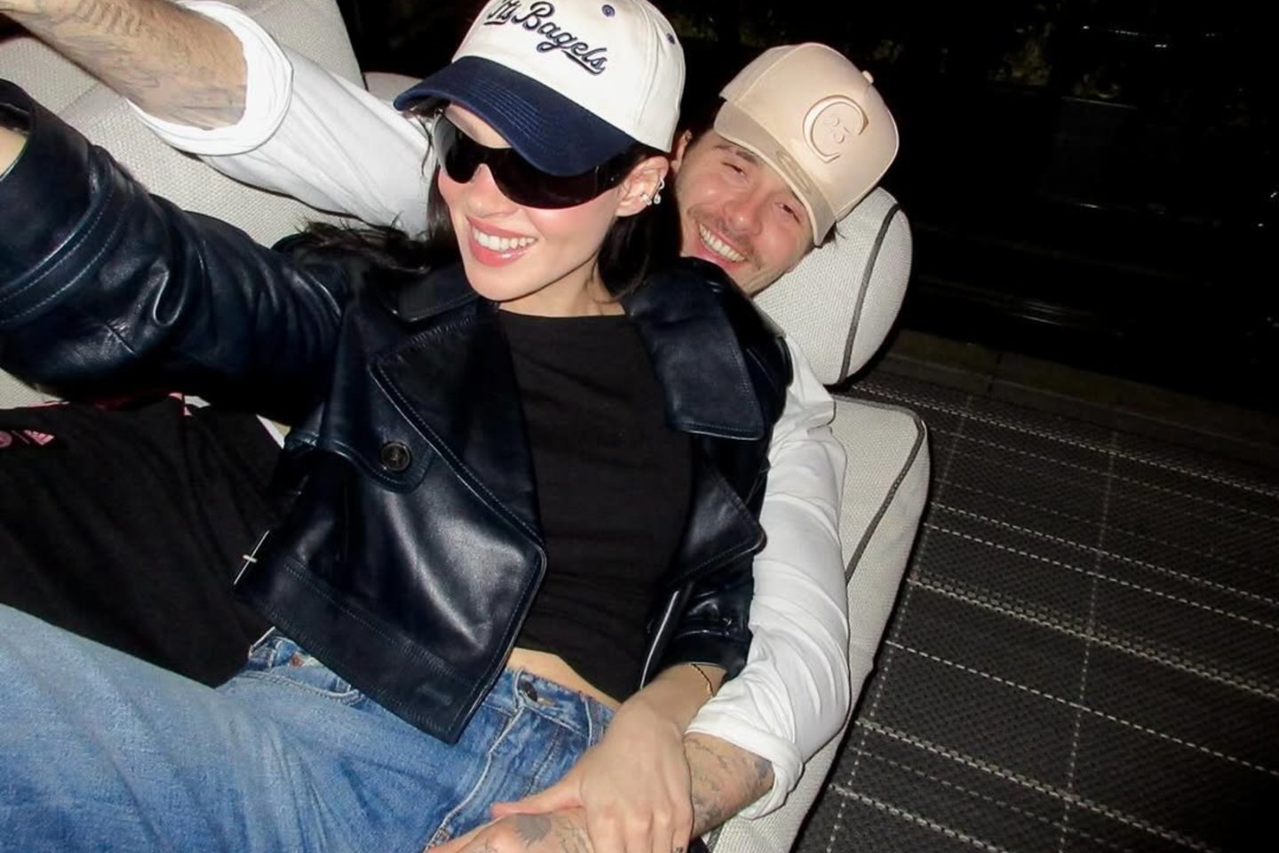 Brooklynas Beckhamas ir Nicola Peltz.<br> Instagramo nuotr.