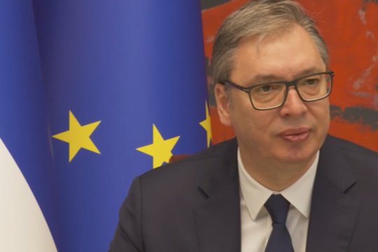 A. Vučičiaus politiniai žaidimai: po apsilankymo Maskvoje – pareiškimai apie norą priklausyti ES