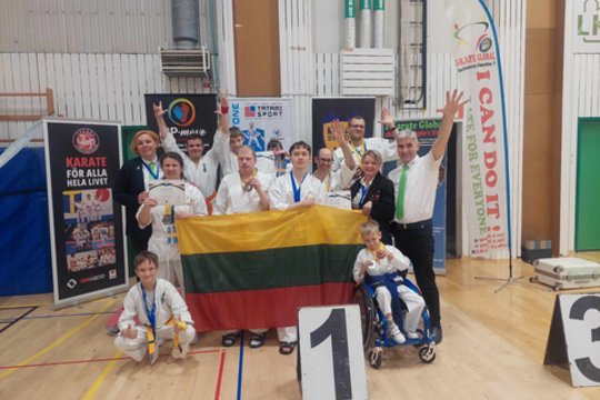 Lietuvos sportininkų pergalės integruoto para–karate pasaulio čempionate Švedijoje
