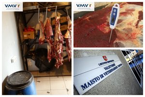 Po patikrinimo VMVT stabdo vienos kavinės veiklą: dalį mėsos tiesiog rado automobilyje