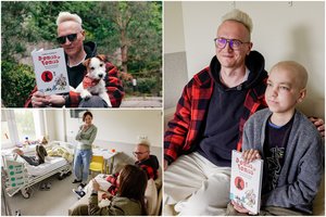 Sunkiai sergančio Rapolo ir rašytojo T. Dirgėlos draugystė virto knyga: pasakoja ypatingą istoriją