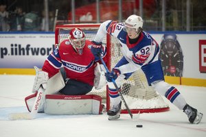 Triuškinti norvegus norėję amerikiečiai praleido 4 įvarčius, tačiau per pratęsimą išnešė sveiką kailį