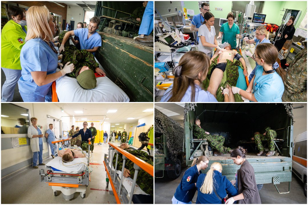 Pamatykite: Kauno klinikose vyko pratybos – ruošėsi masinės nelaimės scenarijui