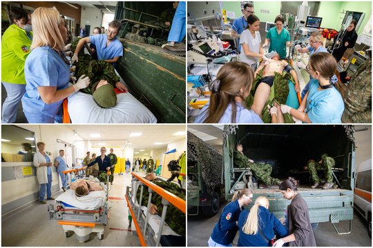 Pamatykite: Kauno klinikose vyko pratybos – ruošėsi masinės nelaimės scenarijui