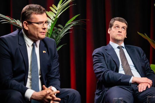 L. Kasčiūnas ir R. Žemaitaitis laidoje užkūrė pirtį: skraidė kupiūros ir kaltinimai