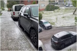 Jonavoje iškrito sniegas: nustebo net specialistai, bet įspėja – to sulauksime ir kitur