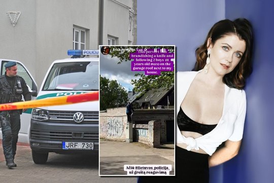 E. Jennings gelbėjo prie namų žaidusius vaikus nuo neadekvataus vyro: mojavo peiliu, kvietė policiją
