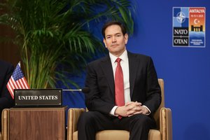 M. Rubio: taika Ukrainoje priklauso nuo tiesioginio D. Trumpo ir V. Putino susitikimo