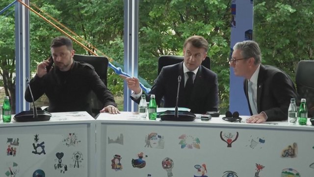 Pasibaigus deryboms Stambule – V. Zelenskio ir Europos lyderių skambutis D. Trumpui