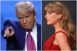Iš D. Trumpo pasipylė įžeidinėjimų lavina – nusitaikė į Amerikos žvaigždes, kliuvo ir T. Swift: „Ji nebėra karšta“