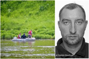 Toliau ieškoma dingusio žmogaus Jurbarko r.: ugniagesiai patikrino 50 km Nemuno pakrantės