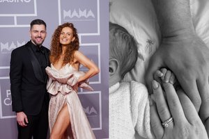 D. Belickaitė ir E. Šeškus sūpuoja antrą kūdikį: paviešino jautrų kadrą ir atskleidė vardą