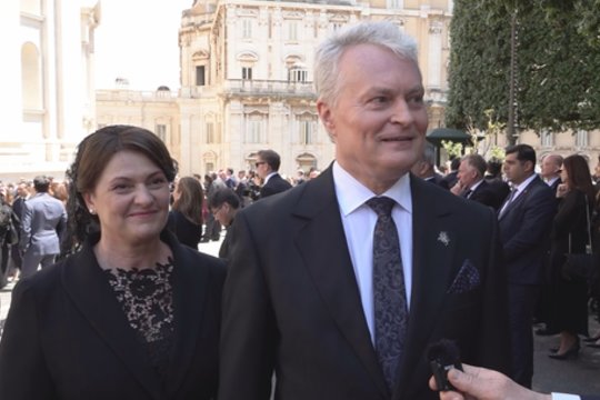 Popiežiaus Leono XIV inauguracijoje dalyvavęs G. Nausėda: „Lietuva jo širdyje užima ypatingą vietą“