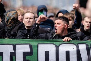 Pamatykite: prieš LKL grandų akistatą Kaune – „Žalgirio“ sirgalių eisena