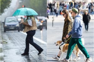 Įspėja nusiteikti permainingai savaitei: lietingesnes ir vėsesnes dienas keis sausesnės ir šiltesnės