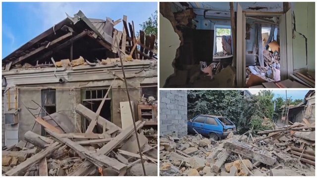 Kruvina rusų ataka Chersone: žuvo mažiausiai vienas, dar trys – sužeisti
