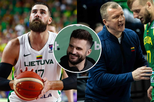Apie J. Valančiūno ir T. Pačėso pokalbį užsiminęs L. Kleiza: „Šou tik prasideda“