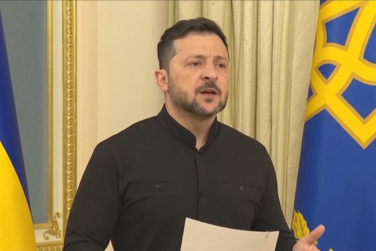 V. Zelenskis užsiminė apie reikšmingą susitikimą dėl derybų su Rusija: tikisi, kad jis įvyks kuo greičiau