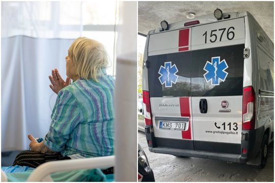 Vos pastovinčią senjorę greitoji išvežė tik marčiai pakėlus balsą: dabar kėdainiškė – kritinės būklės