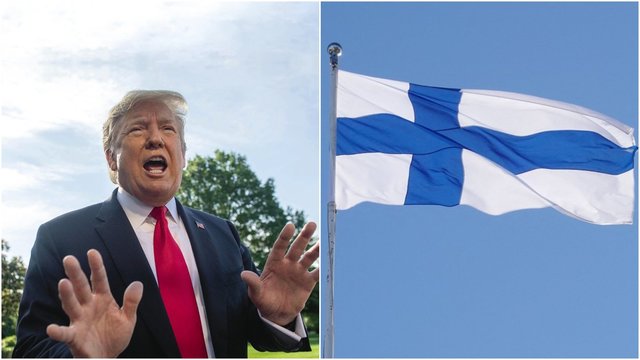 D. Trumpas pareiškė: Rusijos karinių pajėgų telkimas prie Suomijos nerimo nekelia