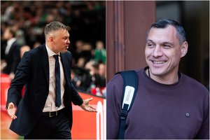 Šarui šiltų žodžių negailėjęs J. Mačiulis gerų žinių jam neturėjo – Eurolygos finalą regi be šio trenerio