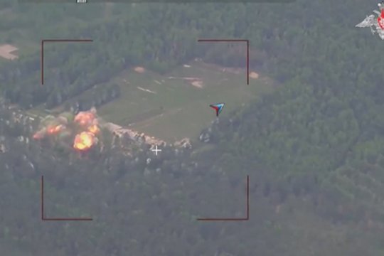 Brangiai kainavusi viena klaida: užfiksavo, kaip rusai paleido raketą į Ukrainos karinį poligoną