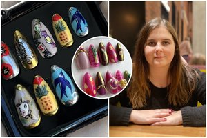 Kaunietės Justinos originalumui ribų nėra: nagai stebina net visko mačiusius