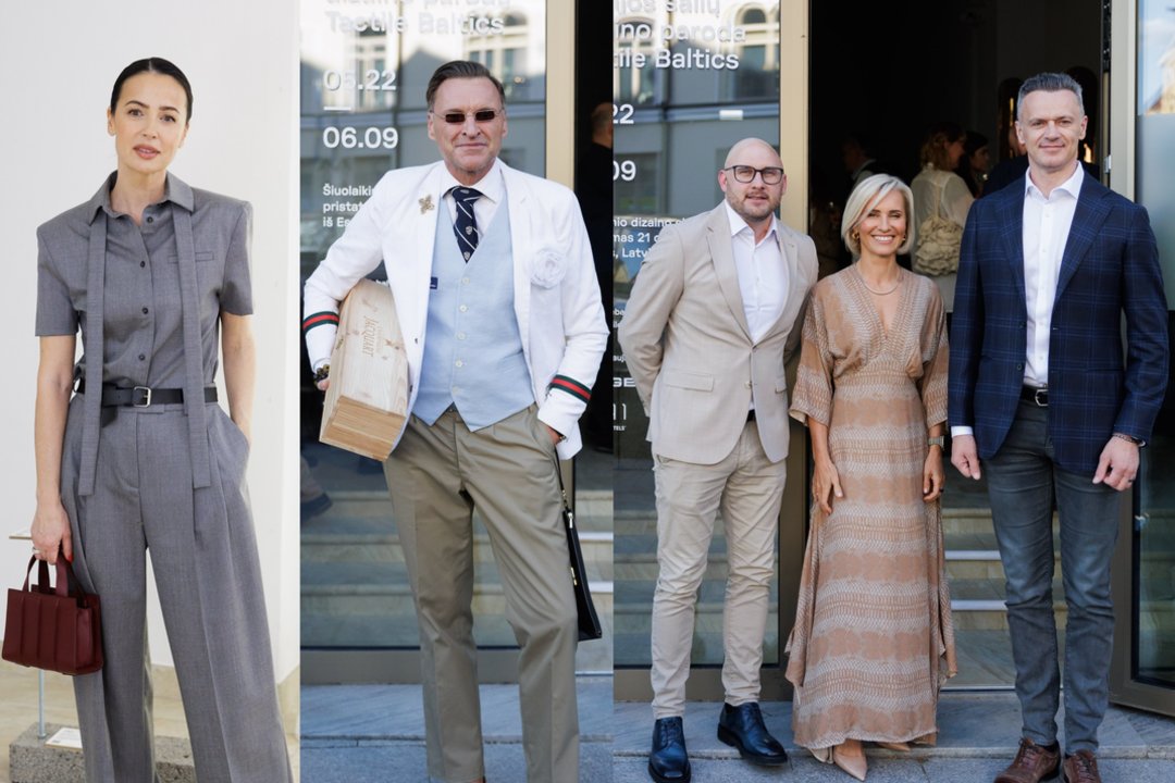 Sostinės širdyje – elegantiškas renginys: į parodos atidarymą rinkosi garbūs svečiai