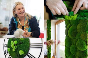 „Mums miškas galvoje ir tiesiogine, ir perkeltine prasme“: Dovilė puošmenas kuria iš augalų tinginiams