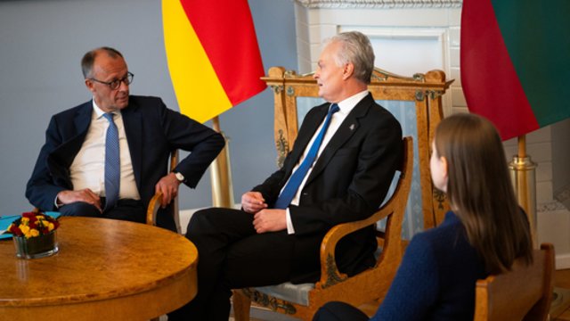 Iš F. Merzo lūpų – raginimas lietuviams ir atsakas į Rusijos grėsmę: šiuo keliu eisime ir toliau