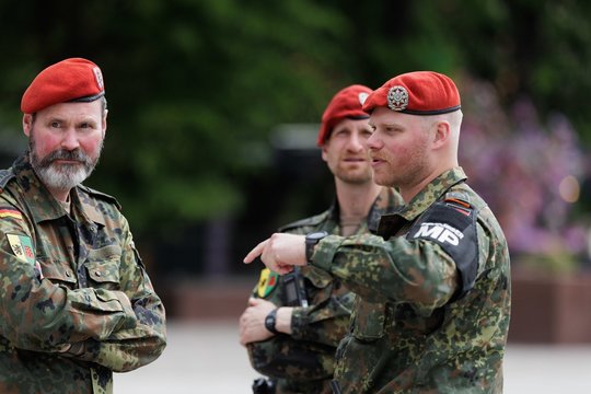 Tiesiogiai iš Katedros aikštės – prasidėjo iškilminga Vokietijos brigados inauguracija