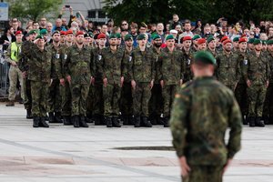 Iškilmingoje ceremonijoje Vilniuje – žiūrovų emocijos ir Vokietijos kanclerio įsipareigojimas