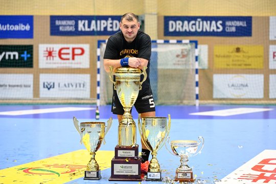Dešimtą čempiono titulą iškovojęs „Dragūno“ kapitonas: "Buvo tobulas sezonas"