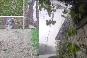 Praslinkus liūtims ir krušai – įspėjimas: laukia dar viena porcija lietaus, kai kur iškris beveik viso mėnesio norma